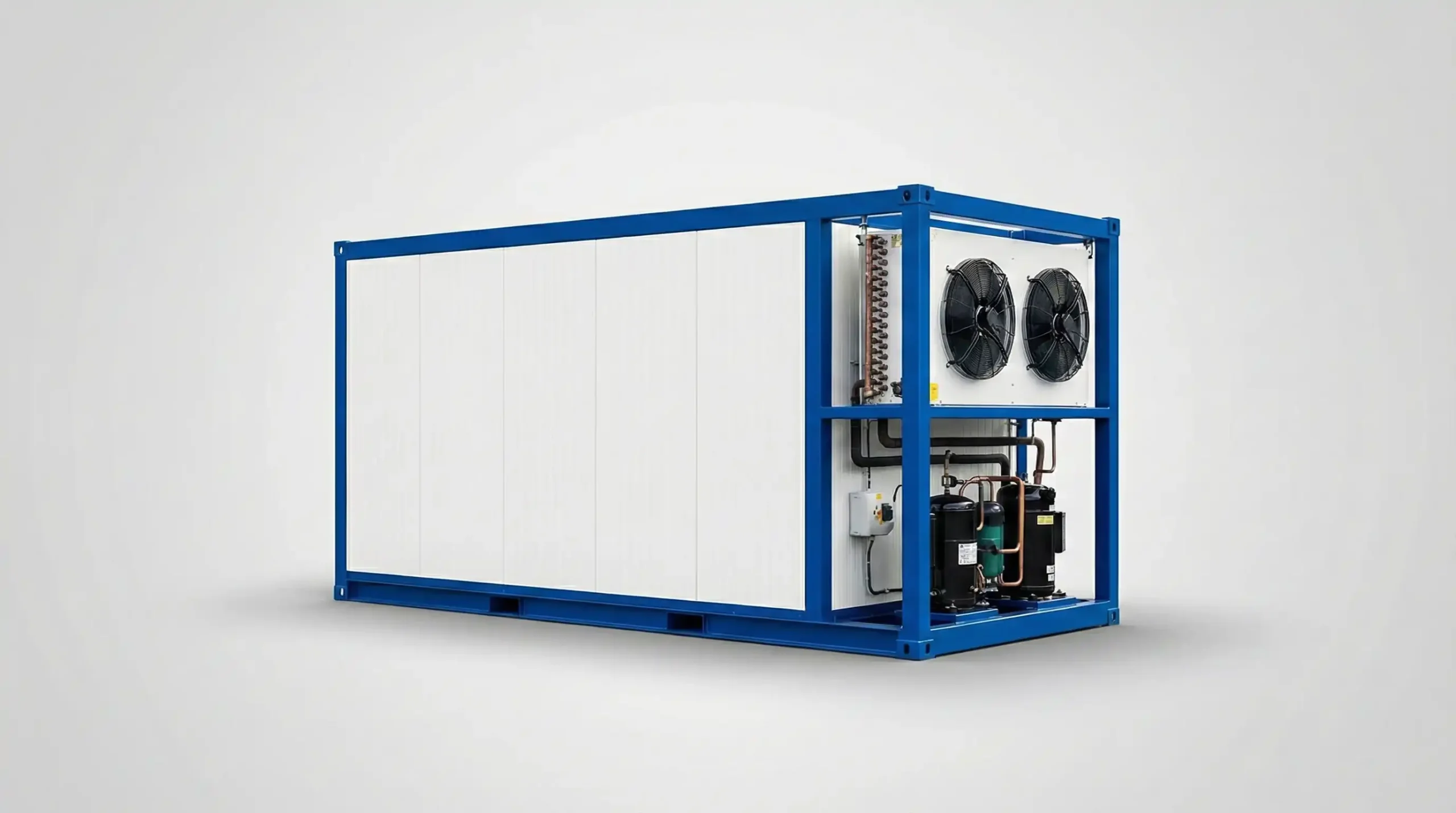 Portable chiller room in UAE designed to maintain stable commercial cooling temperatures for temporary and mobile cold storage