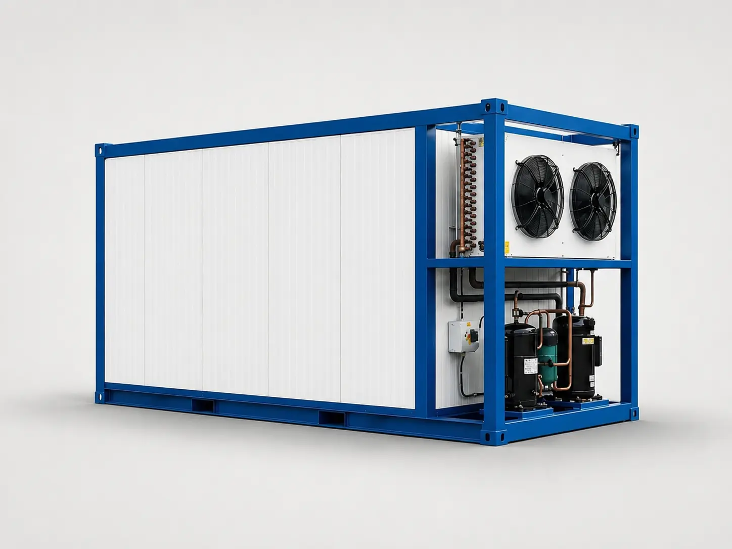 Portable chiller room in UAE designed to maintain stable commercial cooling temperatures for temporary and mobile cold storage