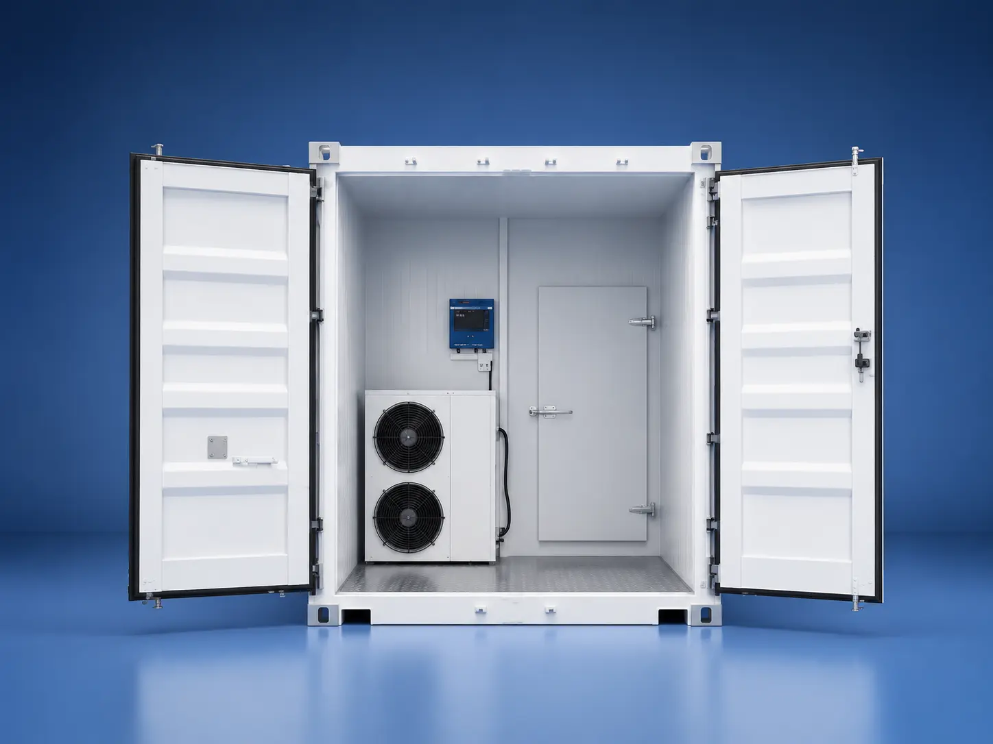 portable chiller systems in UAE used for temporary cold storage